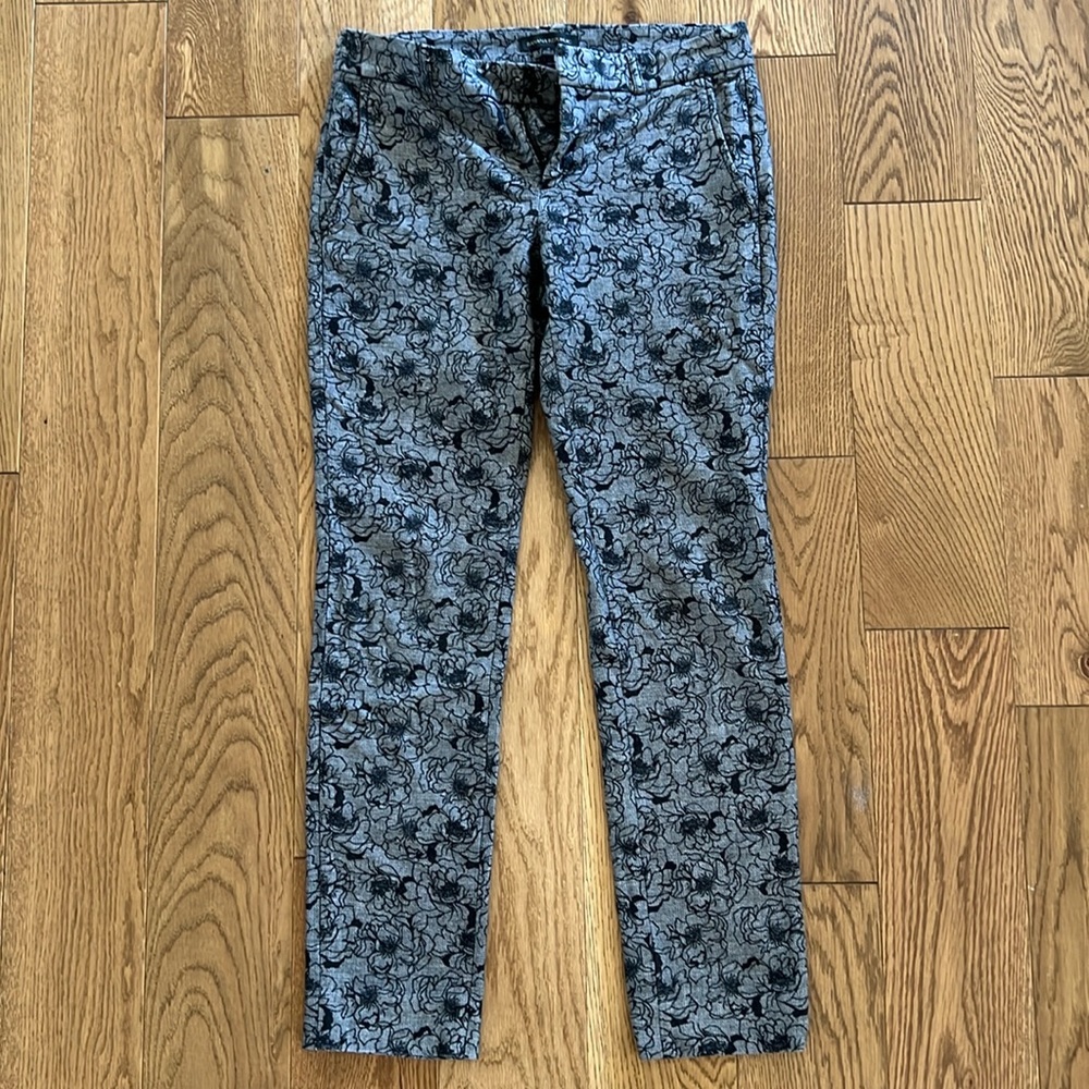 Banana Republic Floral Work Slacks